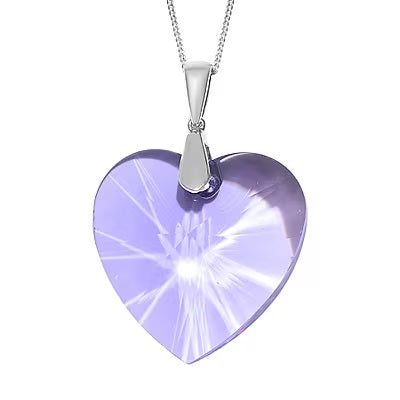 Violet Swarovski Crystal Pendant