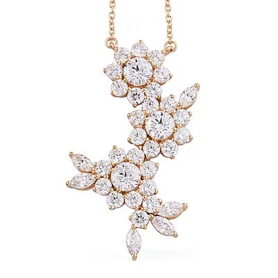 Stunning Swarovski Floral Necklace