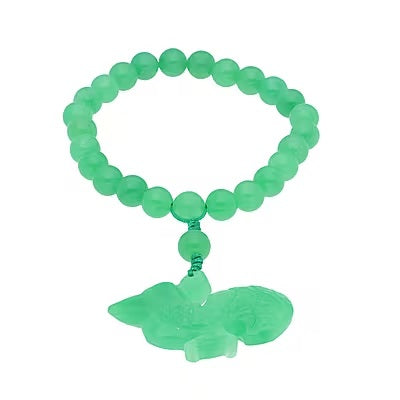 A Beaded Jade Bracelet