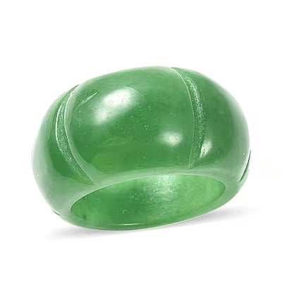 Substantial Solid Jade Ring