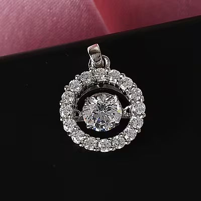 A Glittering Platinum Pendant