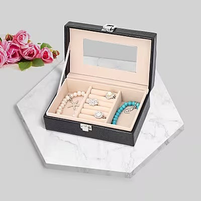 Black Anti-Tarnish Jewellery Box