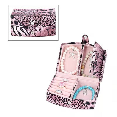 Purple Leopard Pattern Jewellery Box