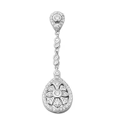 Affordable Rhodium Pendant